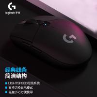 罗技G304 无线鼠标 游戏鼠标 轻质便携 吃鸡鼠标 绝地求生 鼠标宏12000DPI 黑色 黑色