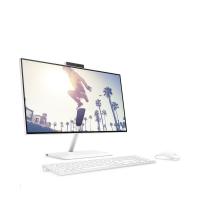 惠普HP一体机电脑[24-CK031WCN]23.8寸12代i3高性能学习娱乐商务家用办公台式一体机电脑i3-12100T/8GB/512GB/蓝牙/无线键鼠/120W/白