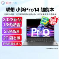 联想Lenovo小新Pro14新品2023酷睿14英寸轻薄笔记本电脑13代标压i5-13500H/16G/2T灰 定制 2.8K,120Hz...